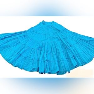 Boho full flare skirt